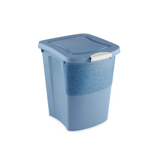 rotho-archie-tierfutterbeh-lter-38-l-anthrazit-luftdicht-mit-rollen image 1