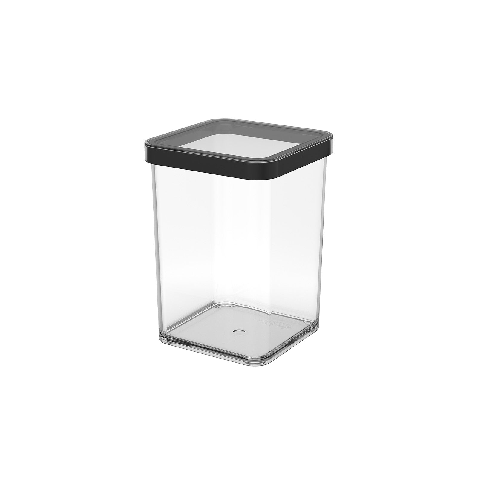 rotho-loft-premium-vorratsdose-1l-transparent-rot-aromadicht image 1
