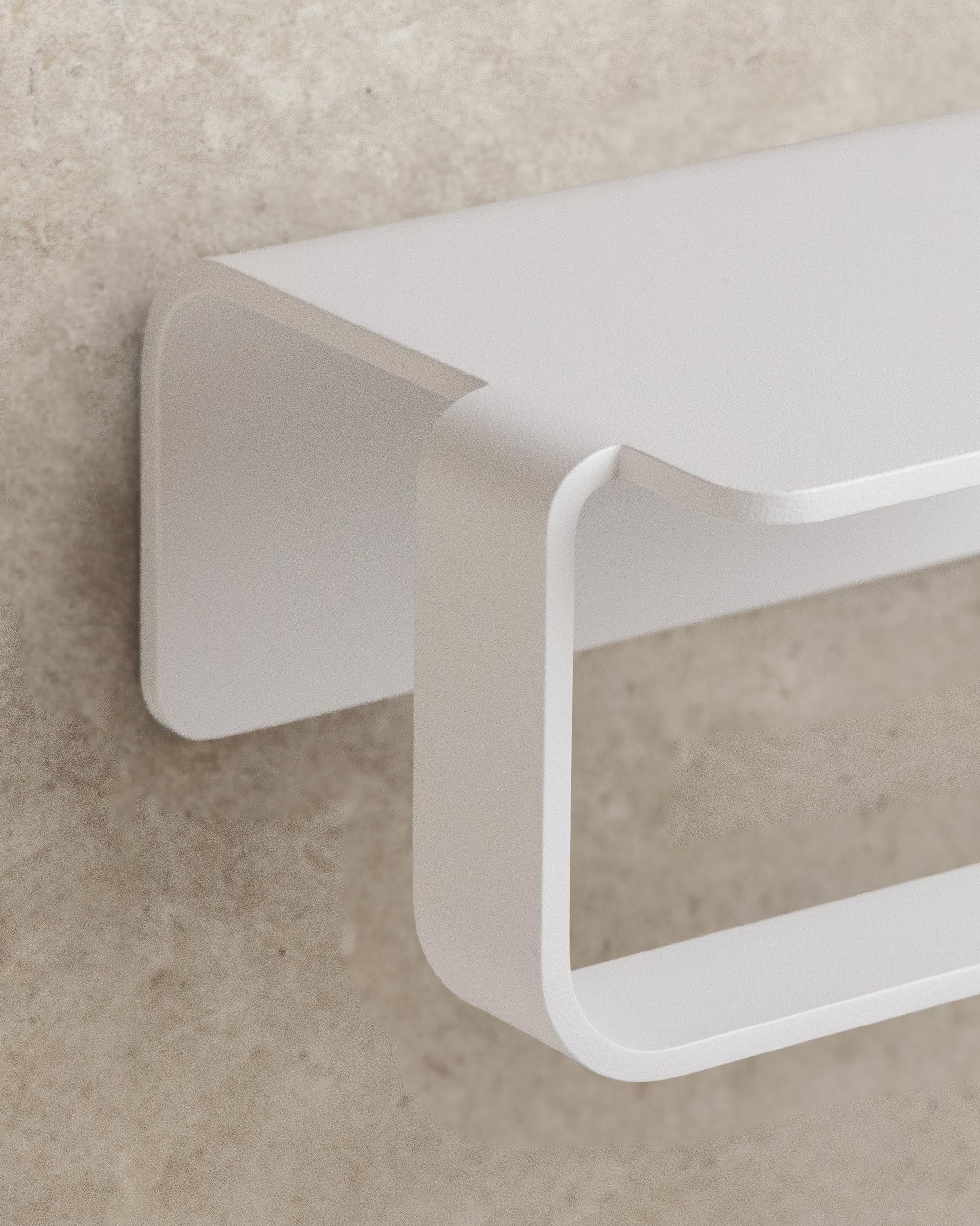 kazai-leif-toilettenpapierhalter-mit-ablage-wei-zum-kleben image 2