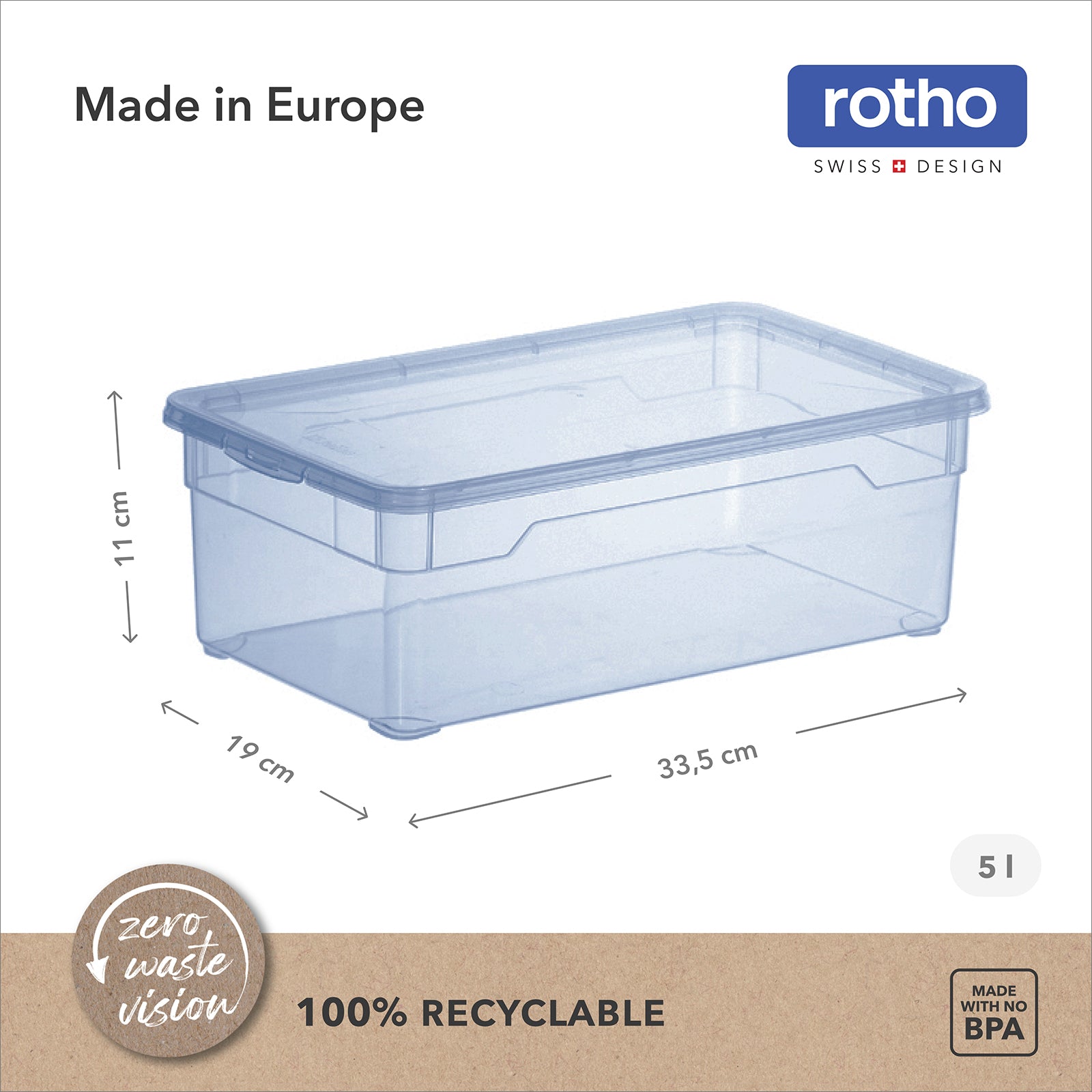 rotho-clear-lady-shoe-box-5l-schuhbox-6er-set-transparent-blau image 8