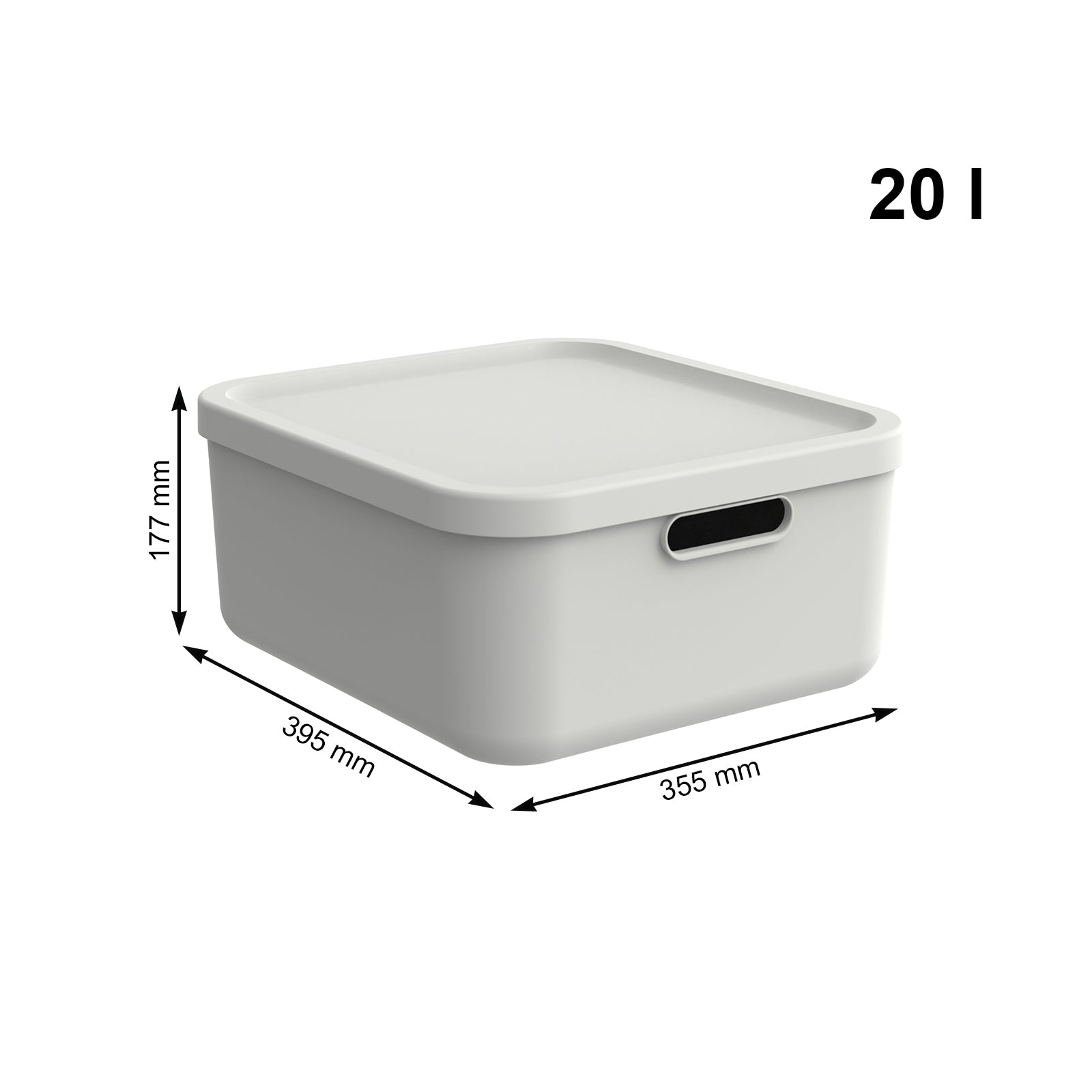 rotho-albula-aufbewahrungsbox-set-3tlg-55l-20l-anthrazit-stapelbar image 8