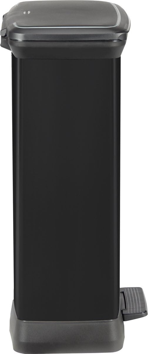 curver-decobin-treteimer-50l-schwarz-m-lleimer-mit-deckel image 3