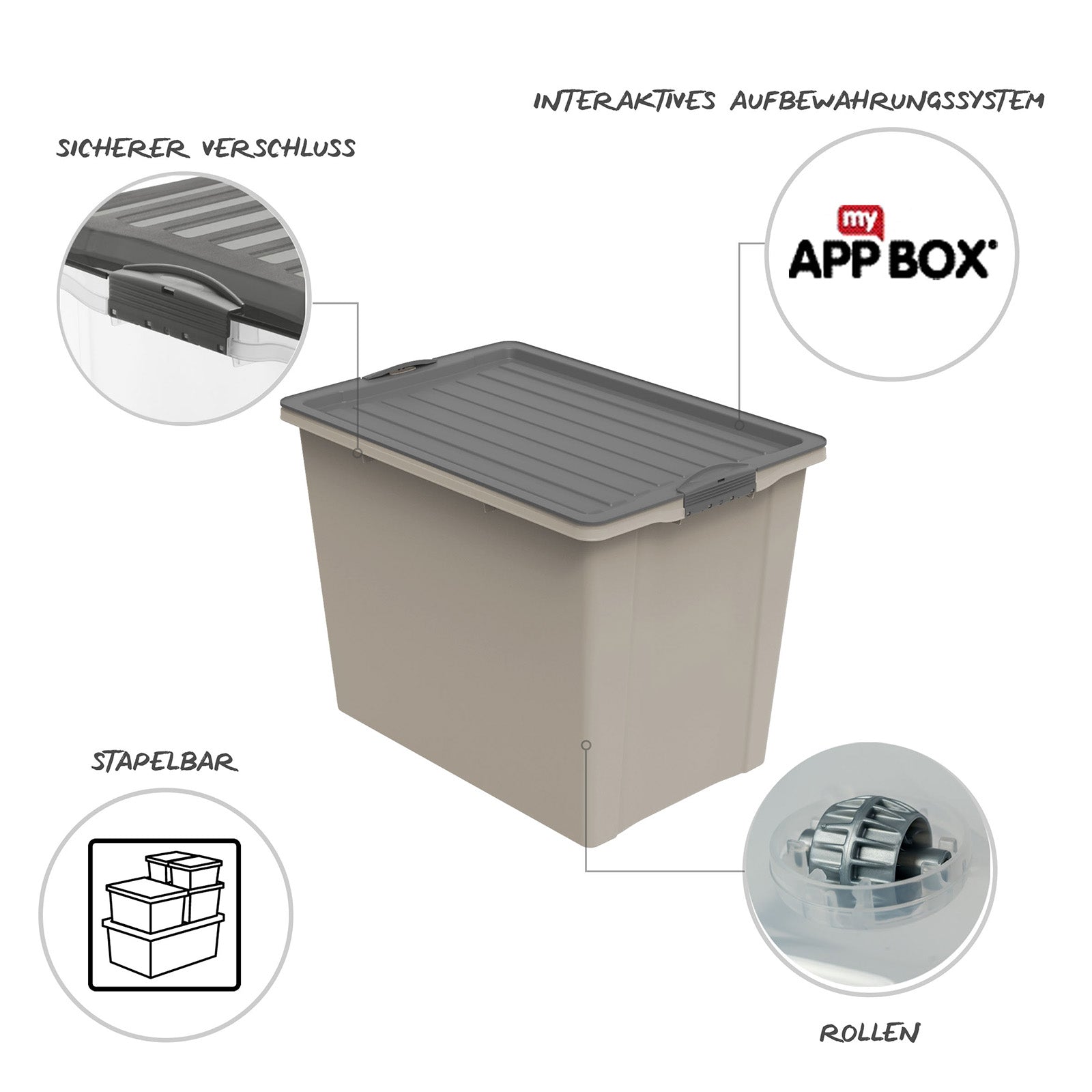 rotho-compact-eco-stapelbox-70l-din-a3-aufbewahrungsbox-gr-n image 7