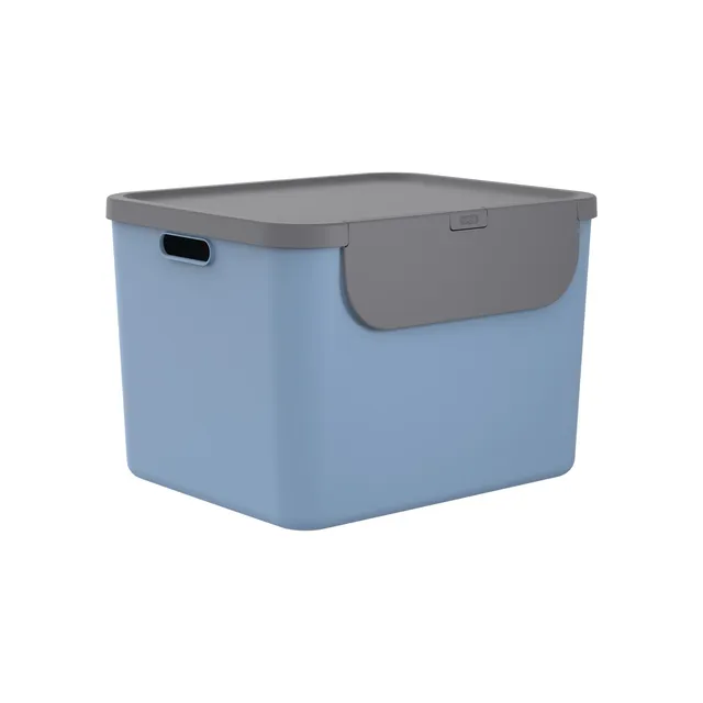 rotho-albula-recyclingbeh-lter-55-l-anthrazit-stapelbar image 1