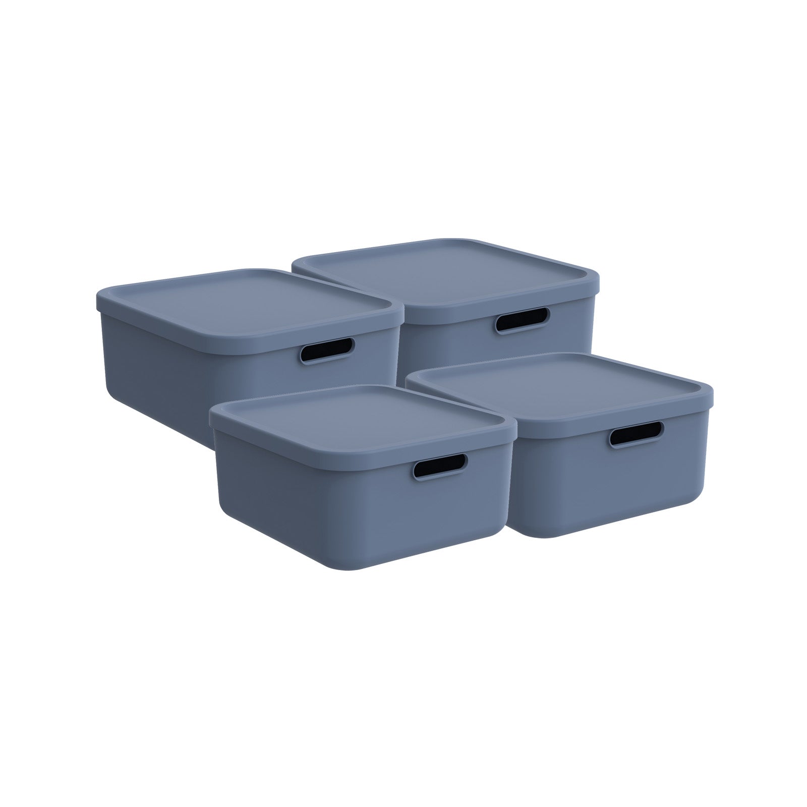 rotho-albula-light-aufbewahrungsbox-20-l-4er-set-stapelbar image 8