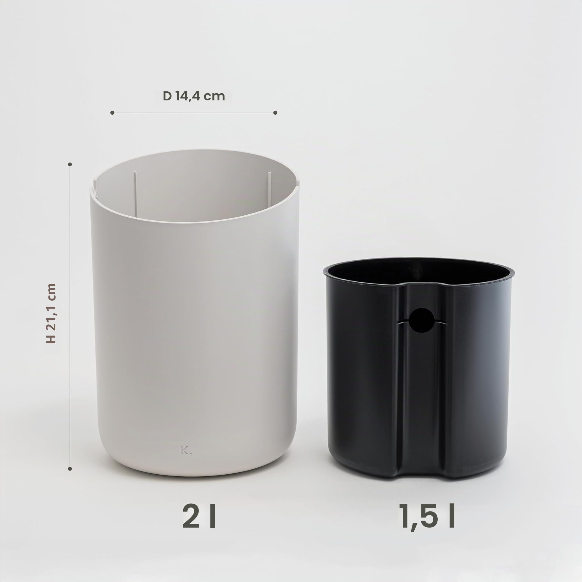 kazai-kosmetikeimer-tove-1-5l-taupe-schwarz-schwingdeckel image 4
