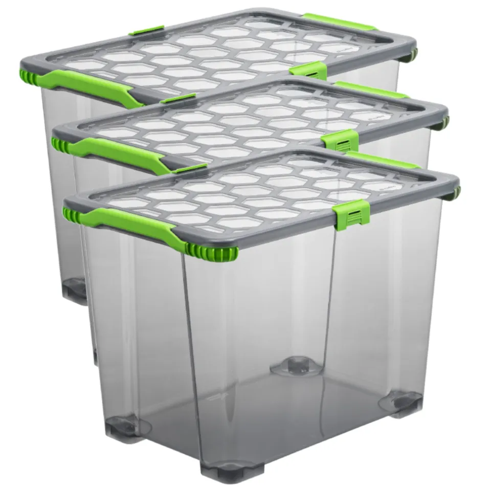 rotho-evo-total-box-65-l-3er-set-anthrazit-mit-deckel image 1