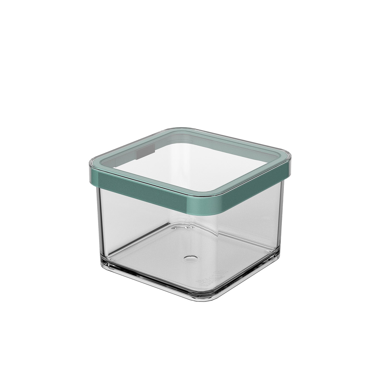 rotho-loft-premium-dose-0-5-l-transparent-rot-eckig image 3