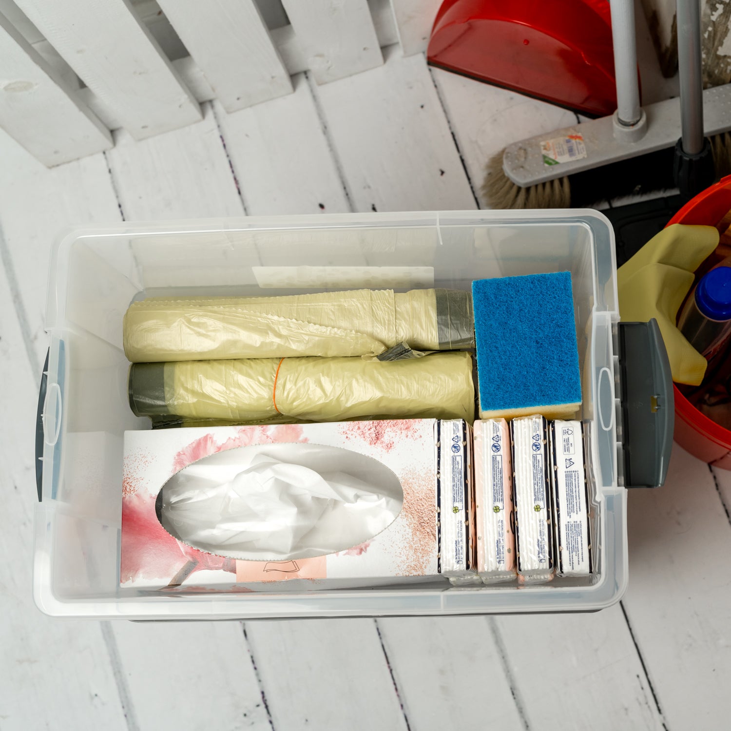 rotho-compact-stapelbox-a4-13-l-gr-n-aufbewahrungsbox image 4