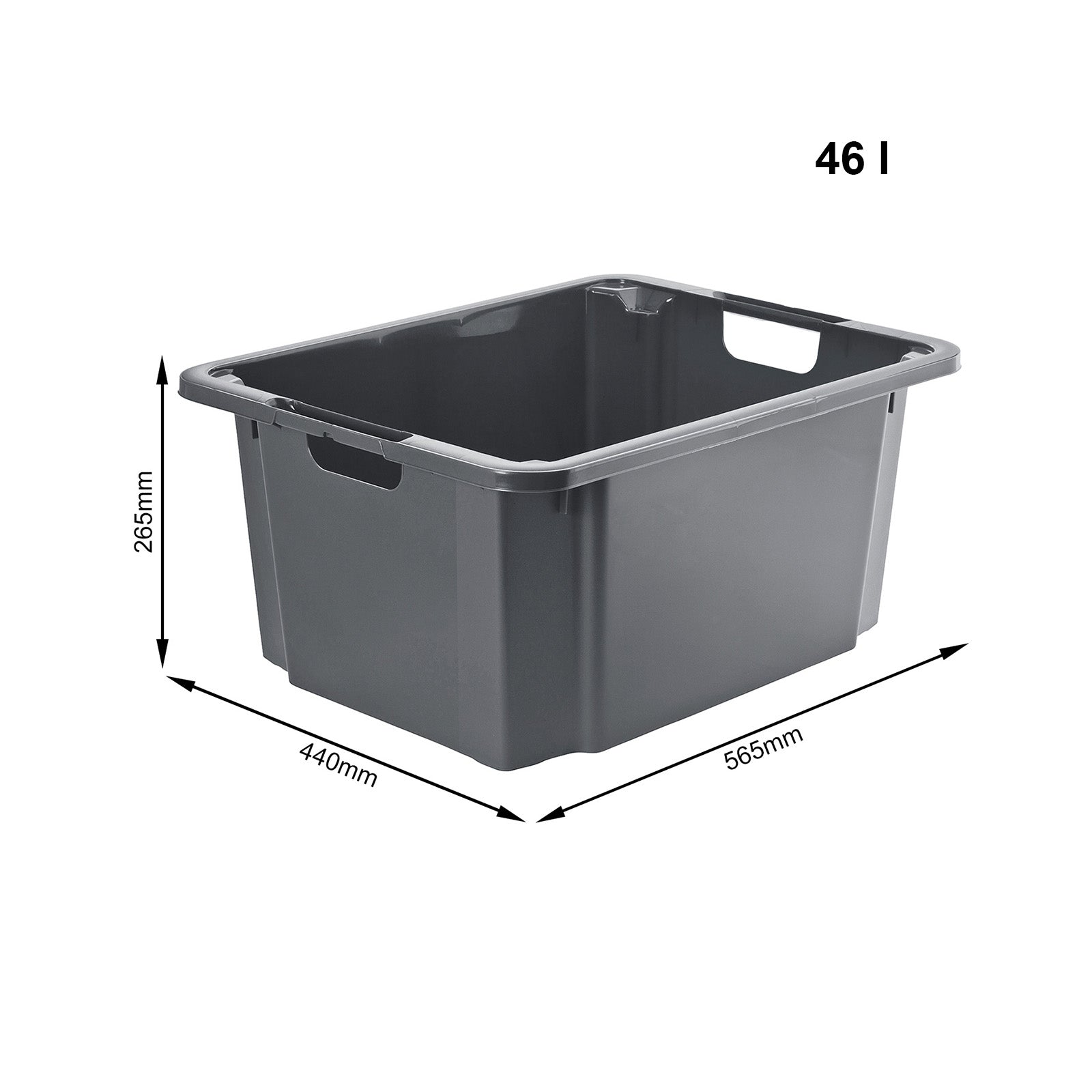 rotho-reverso-drehstapelbox-46l-transparent-polypropylen image 6