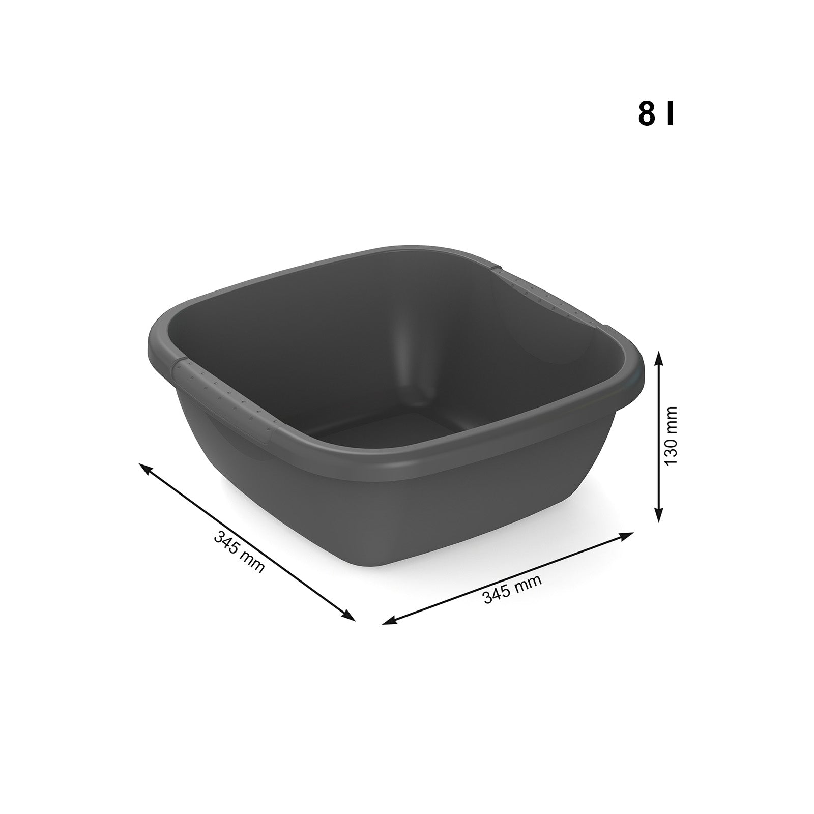 rotho-daily-becken-8-l-sp-lwanne-anthrazit-recycling image 5