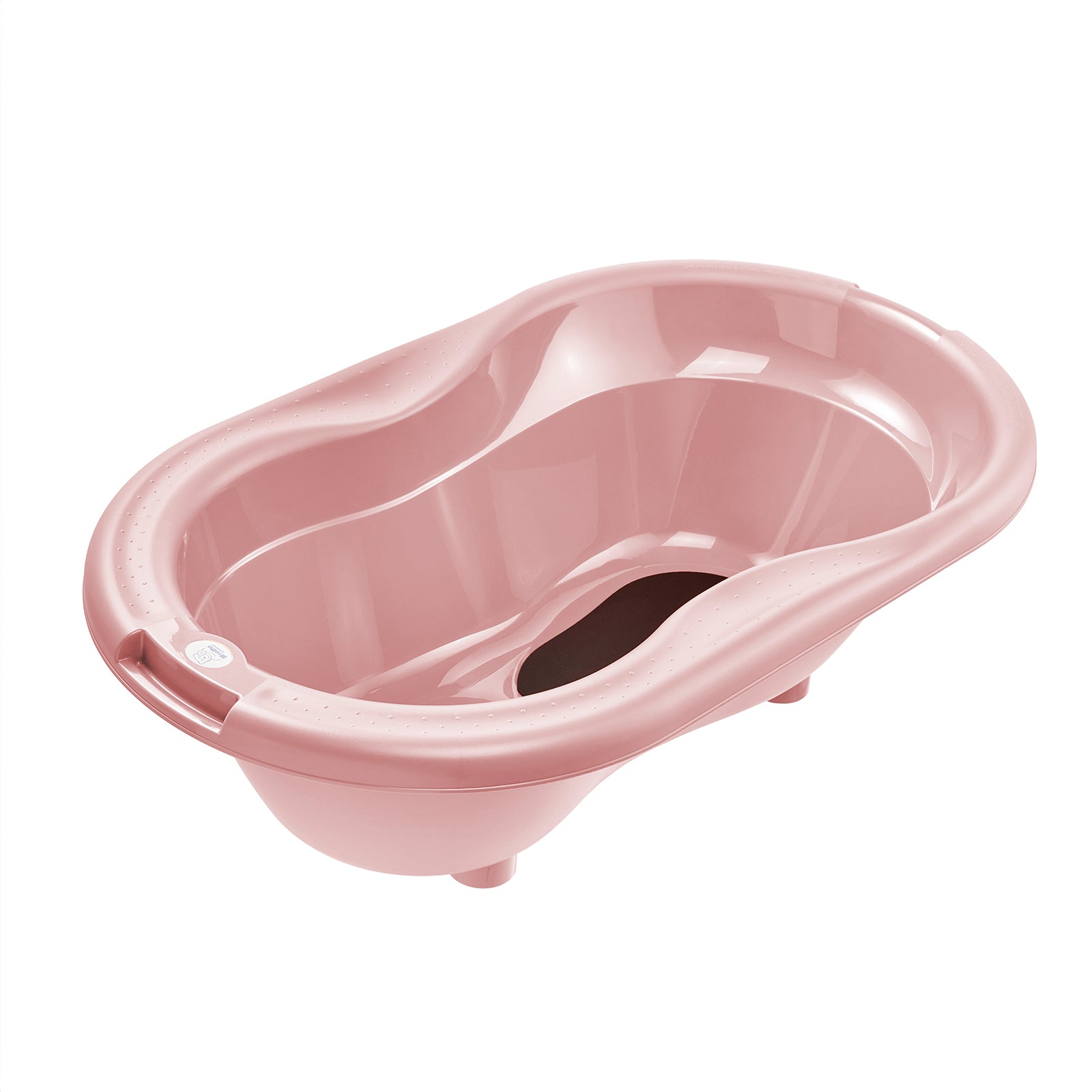 rotho-top-baby-badewanne-wei-mit-ablauf-und-matte image 2