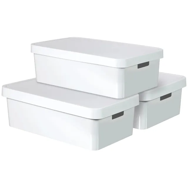 curver-infinity-box-30l-wei-mit-deckel-3er-set image 1