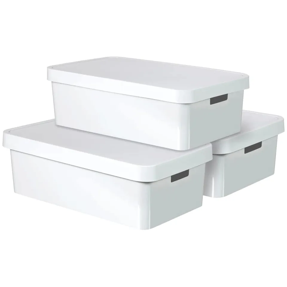 curver-infinity-box-30l-wei-mit-deckel-3er-set image 1