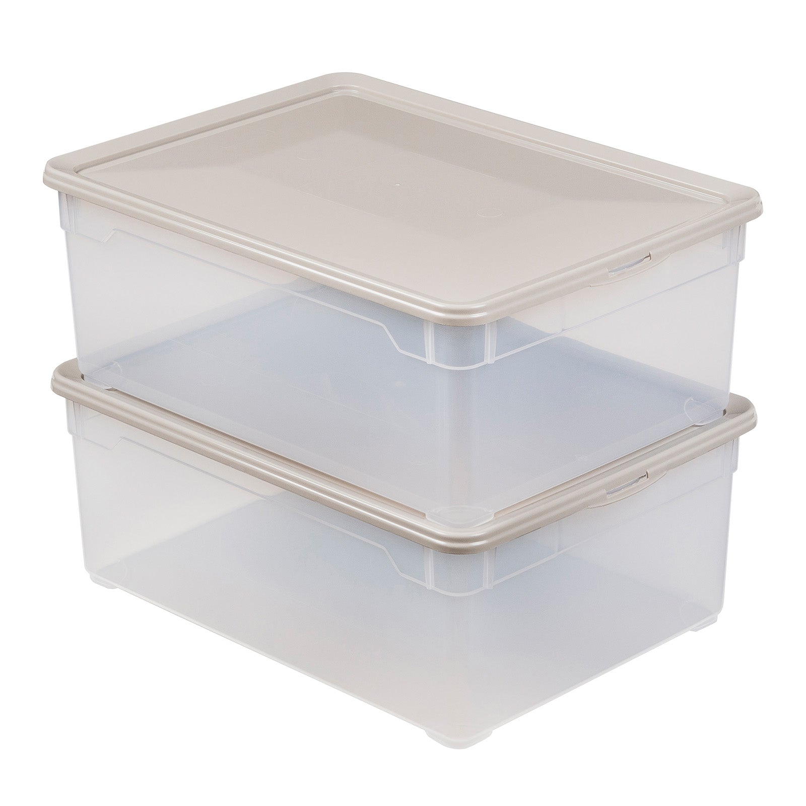 rotho-clear-aufbewahrungsbox-10-l-transparent-mit-deckel-2er-set image 4