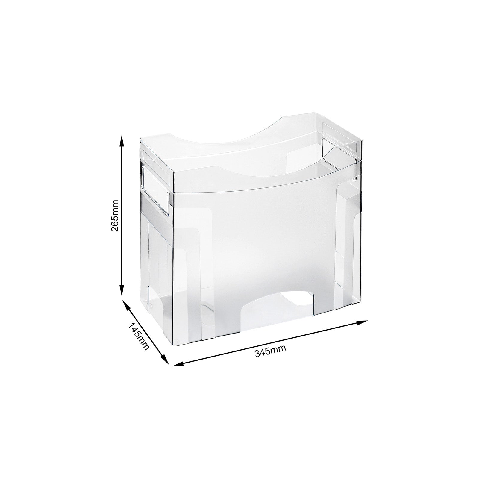 rotho-cube-h-ngemappenbox-transparent-b-ro-box image 3