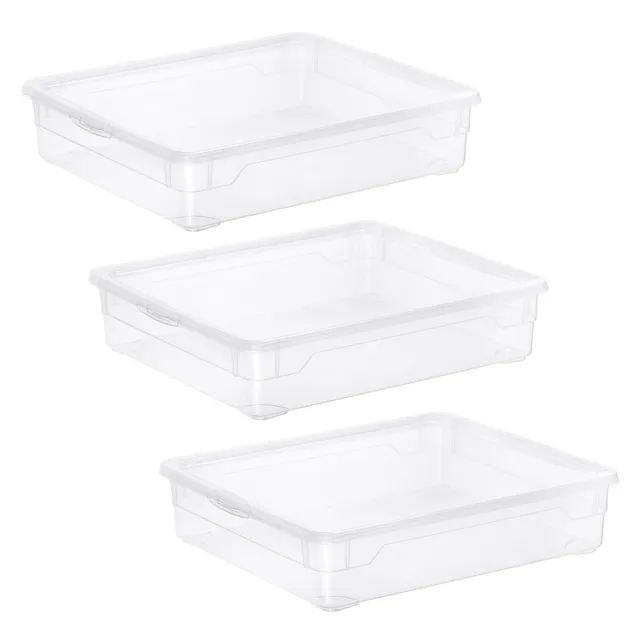 rotho-clear-aufbewahrungsbox-9-l-3er-set-transparent image 1