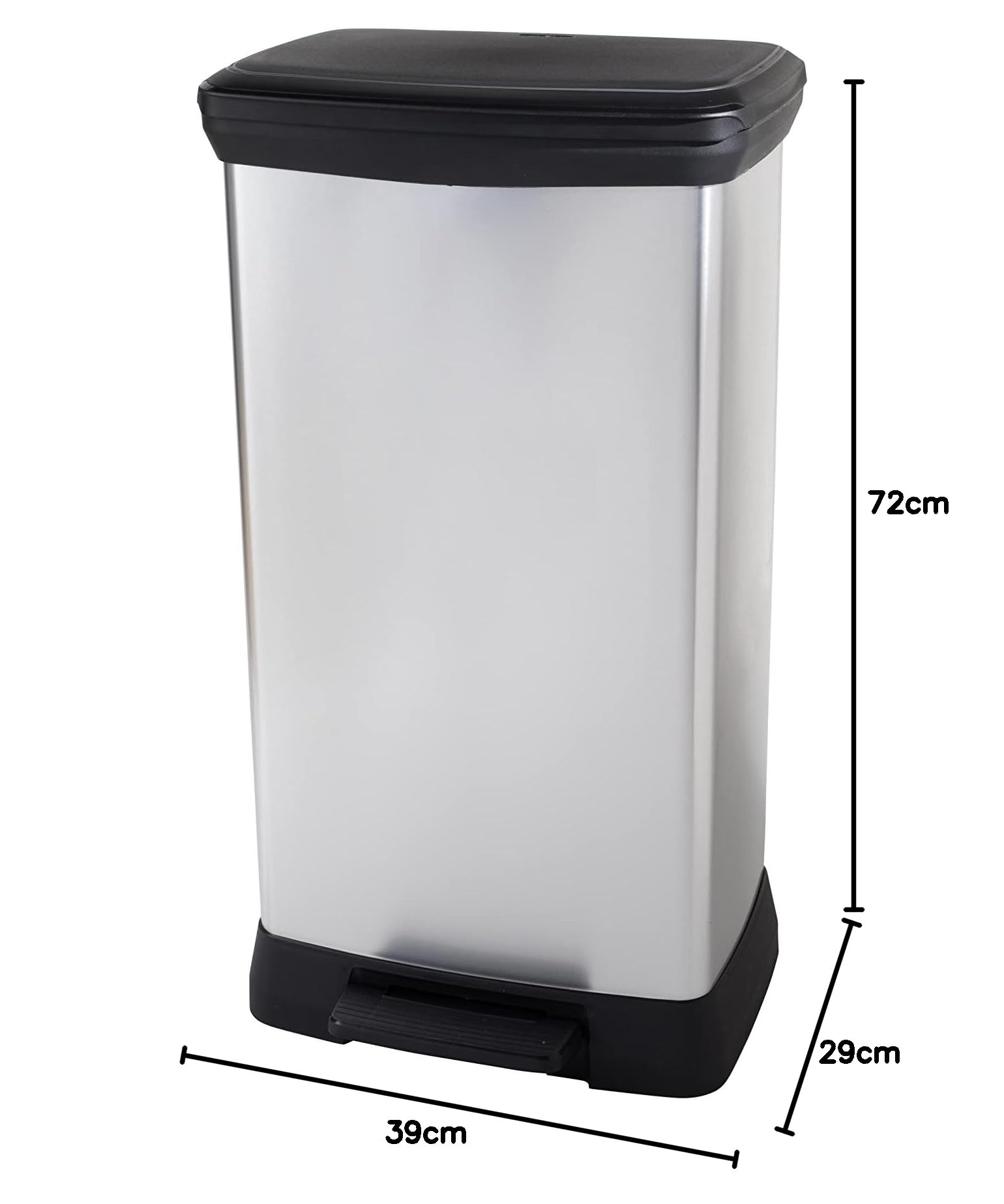 curver-deco-duo-pedaleimer-46l-silber-2x23l-m-lltrennung image 3