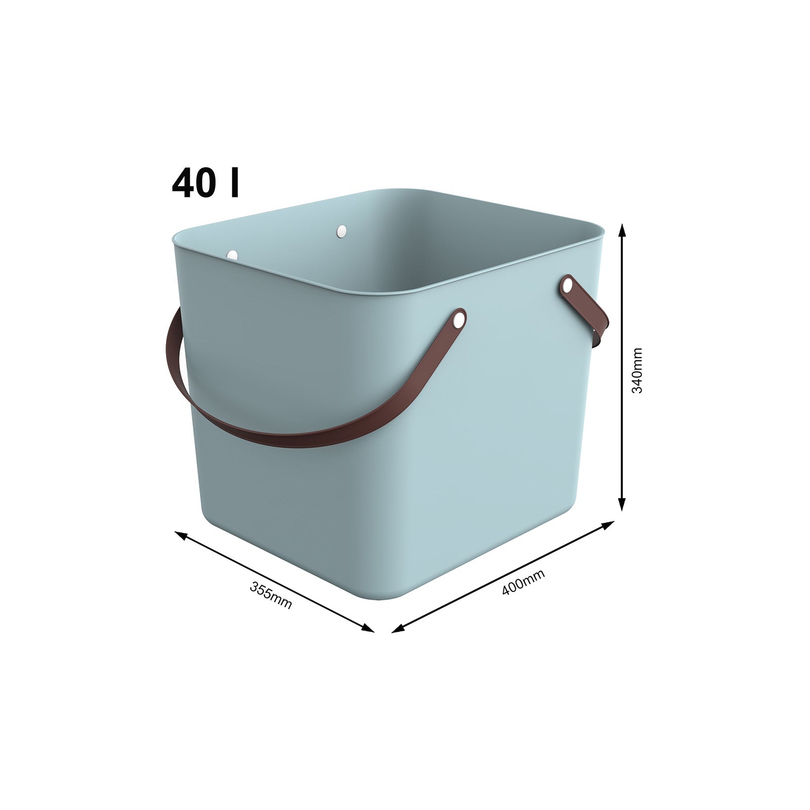 rotho-albula-multibag-classic-korb-40-l-irisblau-recycelt image 7