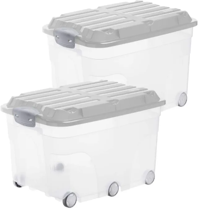 rotho-roller-6-rollbox-57-l-cool-grau-2er-set-mit-rollen image 1