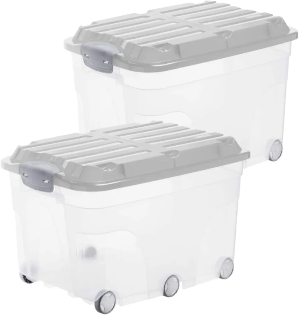 rotho-roller-6-rollbox-57-l-cool-grau-2er-set-mit-rollen image 1