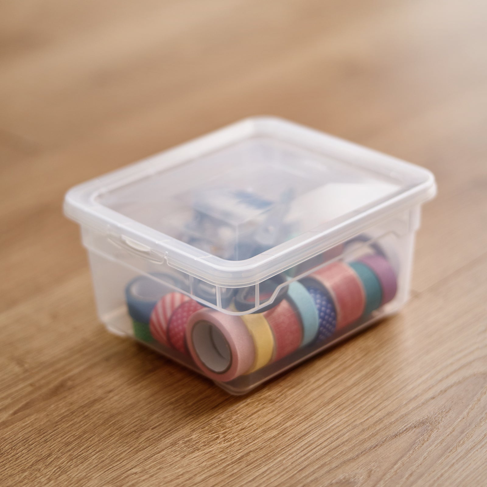 rotho-clear-box-2-l-aufbewahrungsbox-transparent-klein image 2