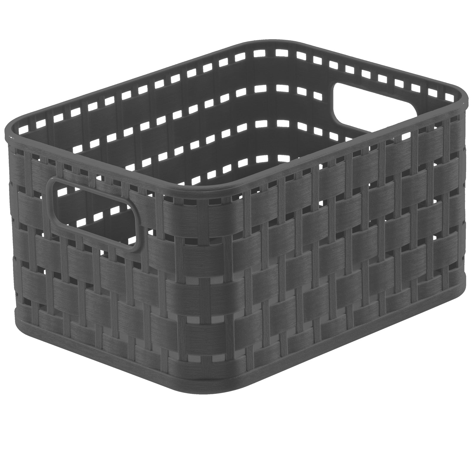rotho-country-korb-din-a6-2-l-aufbewahrungskorb-anthrazit-rattan image 8
