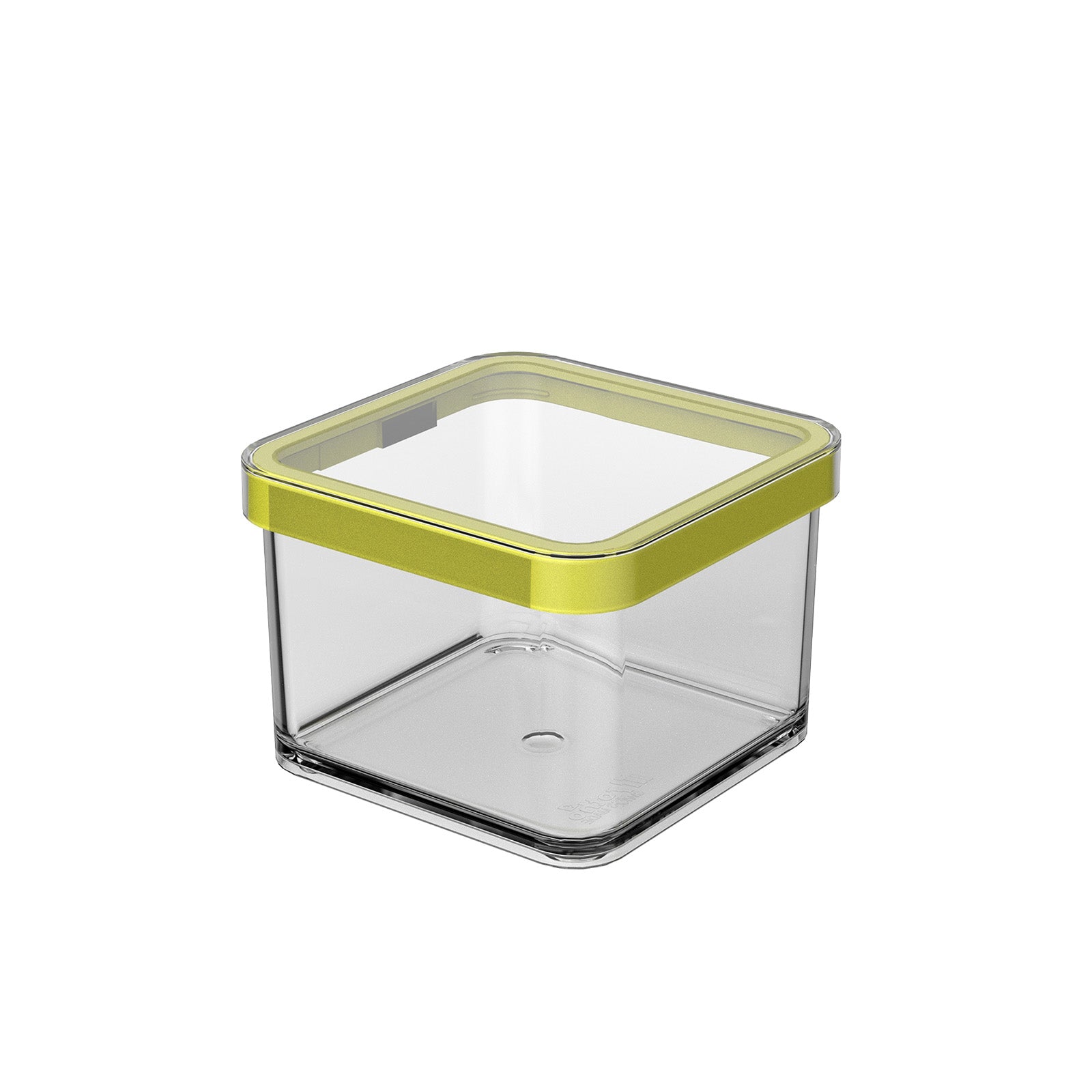 rotho-loft-premium-dose-0-5-l-transparent-rot-eckig image 1