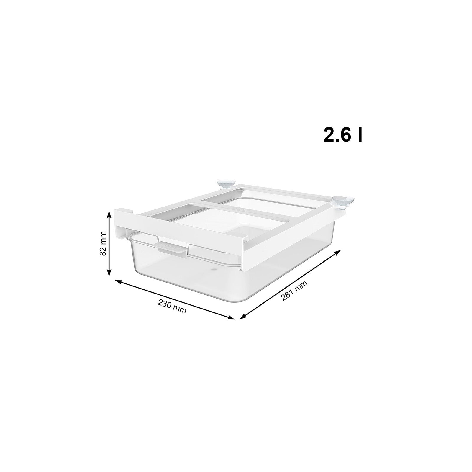 rotho-cauma-k-hlschrank-organizer-schublade-2-6l-wei image 4