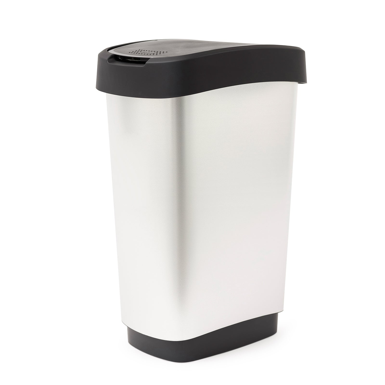 rotho-twist-swingeimer-50-l-silber-metallic-m-lleimer image 1