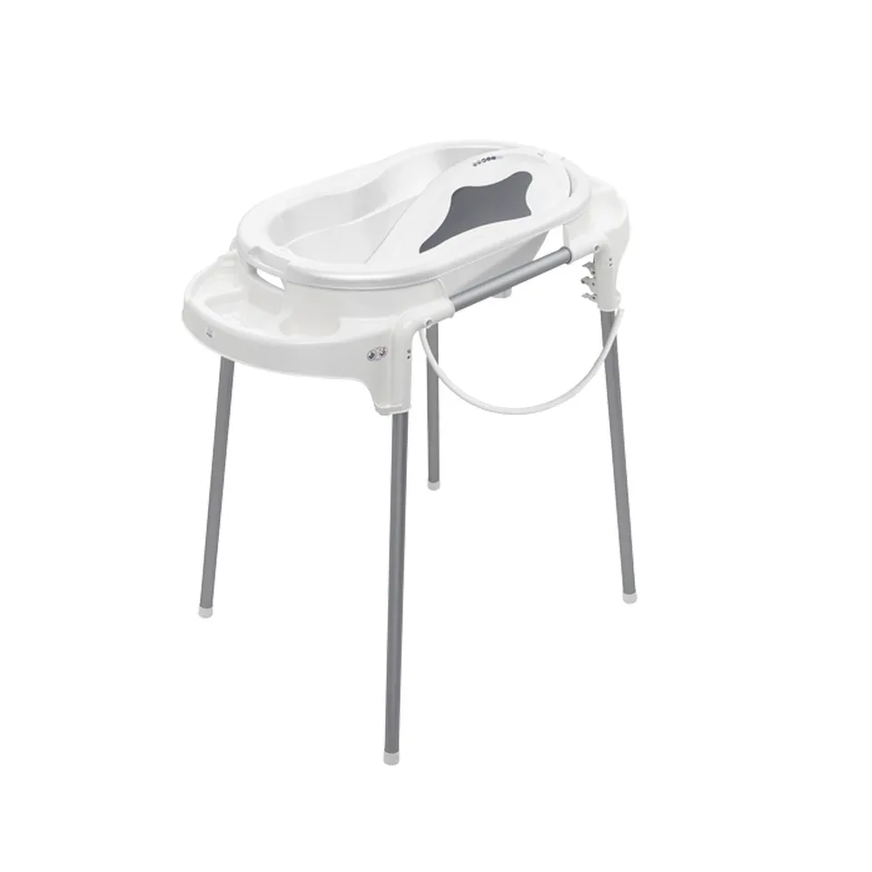 rotho-top-badestation-stone-grey-baby-badewanne-gestell image 1