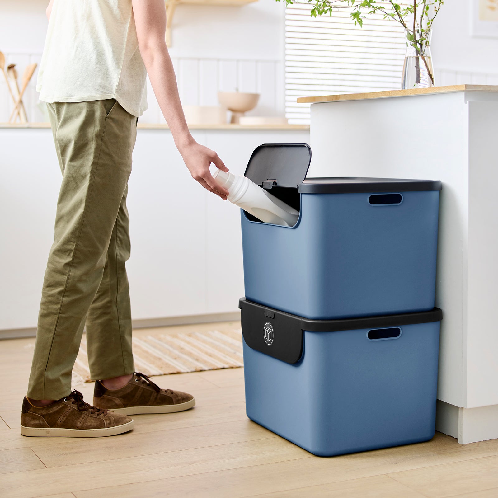 rotho-albula-recyclingbeh-lter-55-l-anthrazit-stapelbar image 8