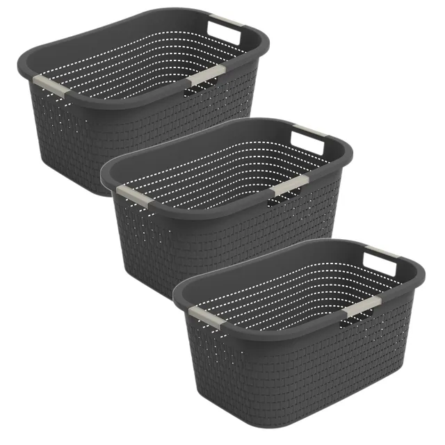 rotho-country-w-schekorb-40-l-3er-set-rattan image 1
