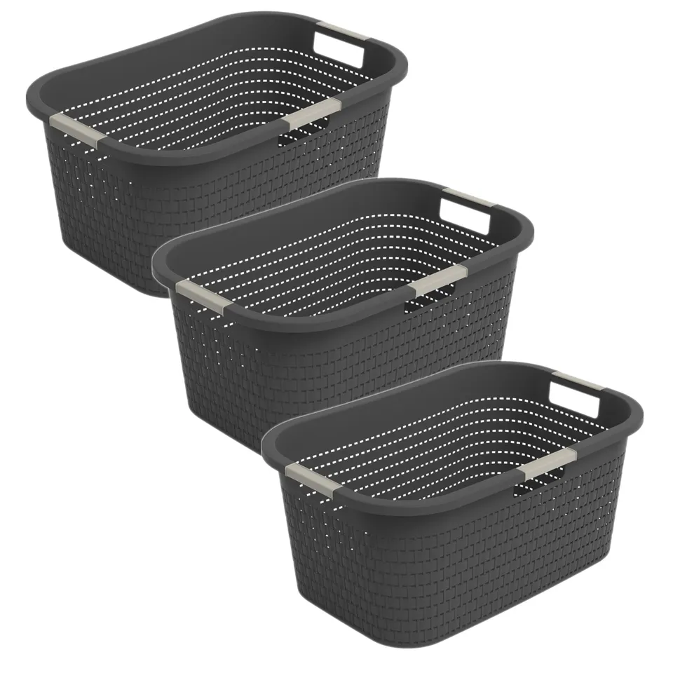 rotho-country-w-schekorb-40-l-3er-set-rattan image 1