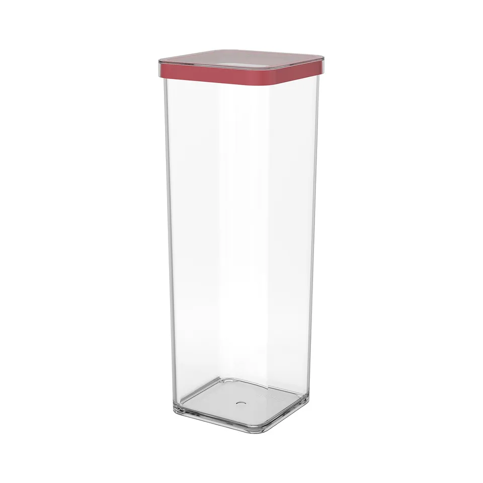 rotho-loft-premium-dose-quadratisch-2-l-transparent-wei-dicht image 1