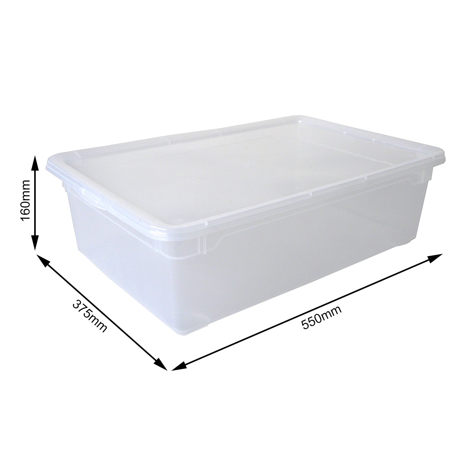 rotho-boots-clear-aufbewahrungsbox-22-l-transparent-mit-deckel image 5