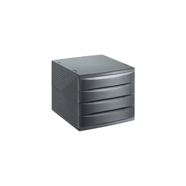 rotho-quadra-b-robox-a4-4-sch-be-anthrazit-stapelbar image 1