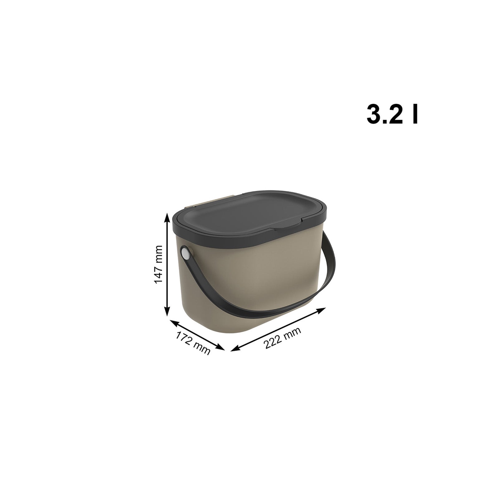 rotho-albula-wickeltisch-organiser-3-2-l-cappuccino image 7