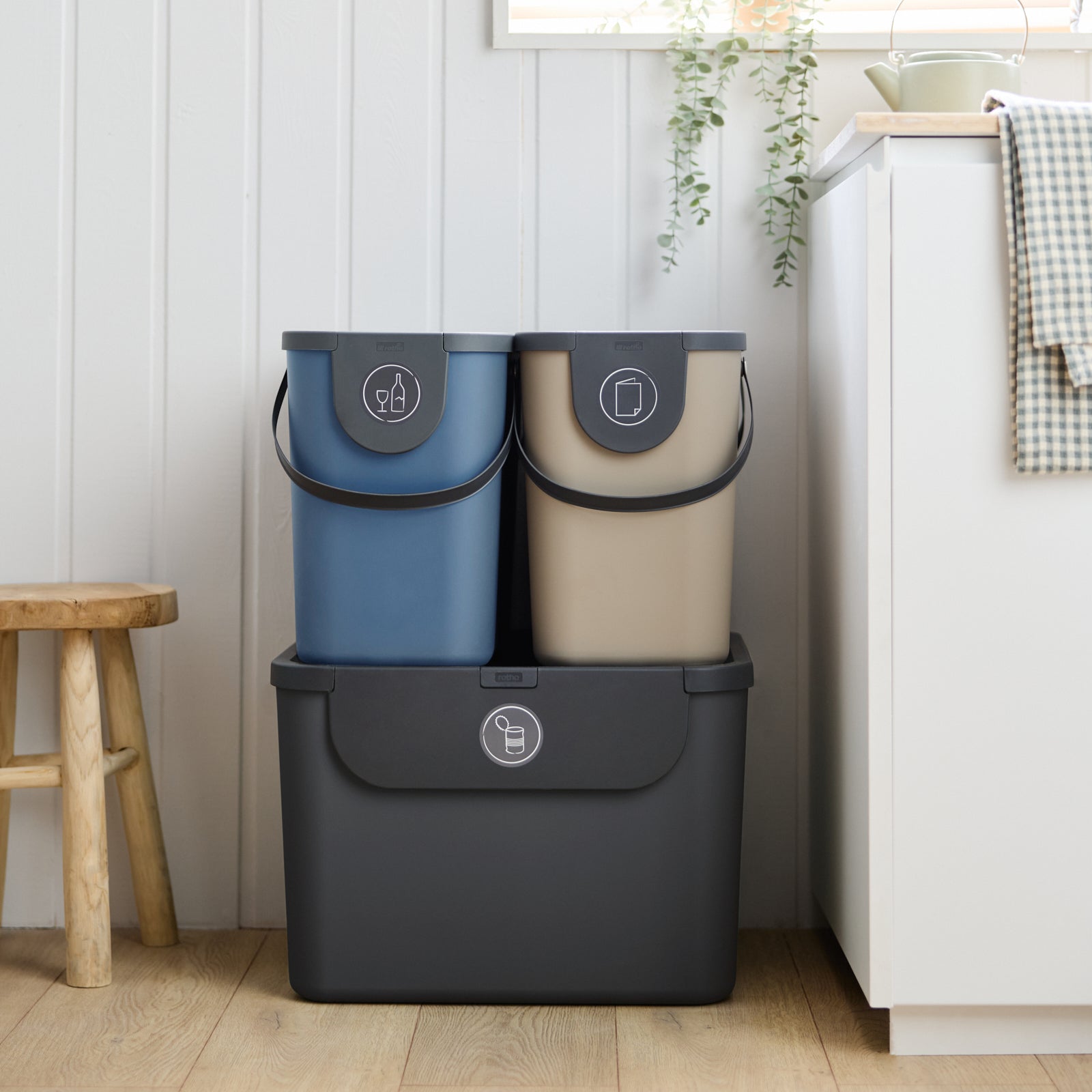 rotho-albula-recyclingbeh-lter-set-3-tlg-sortiert-stapelbar image 8