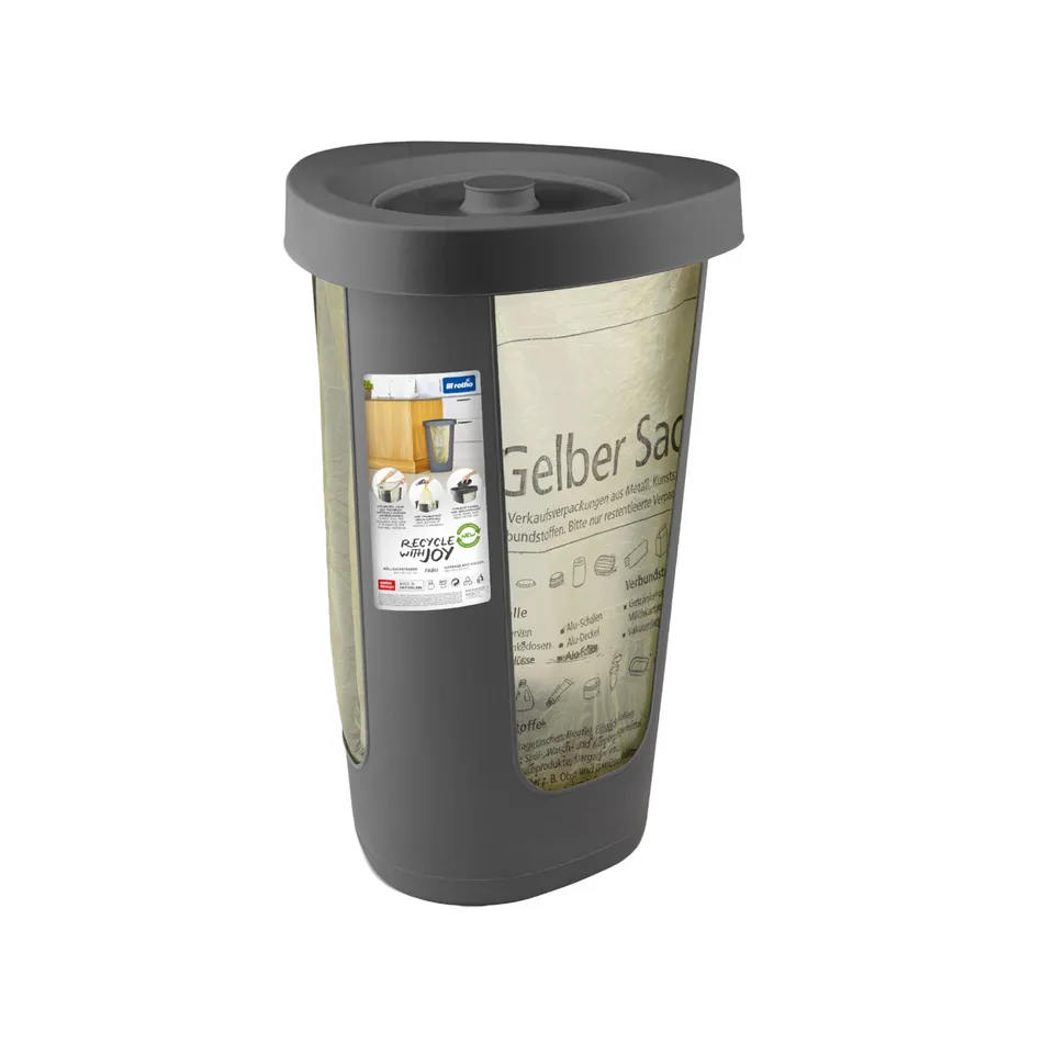 rotho-fabu-m-llsackst-nder-50-l-anthrazit-mit-deckel image 1