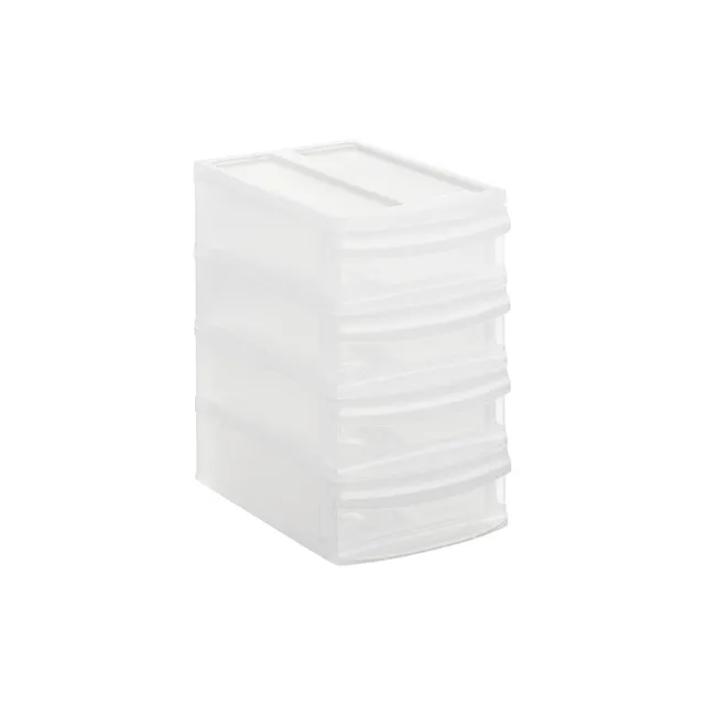 rotho-systemix-tower-xs-schubladenbox-anthrazit-transparent image 1