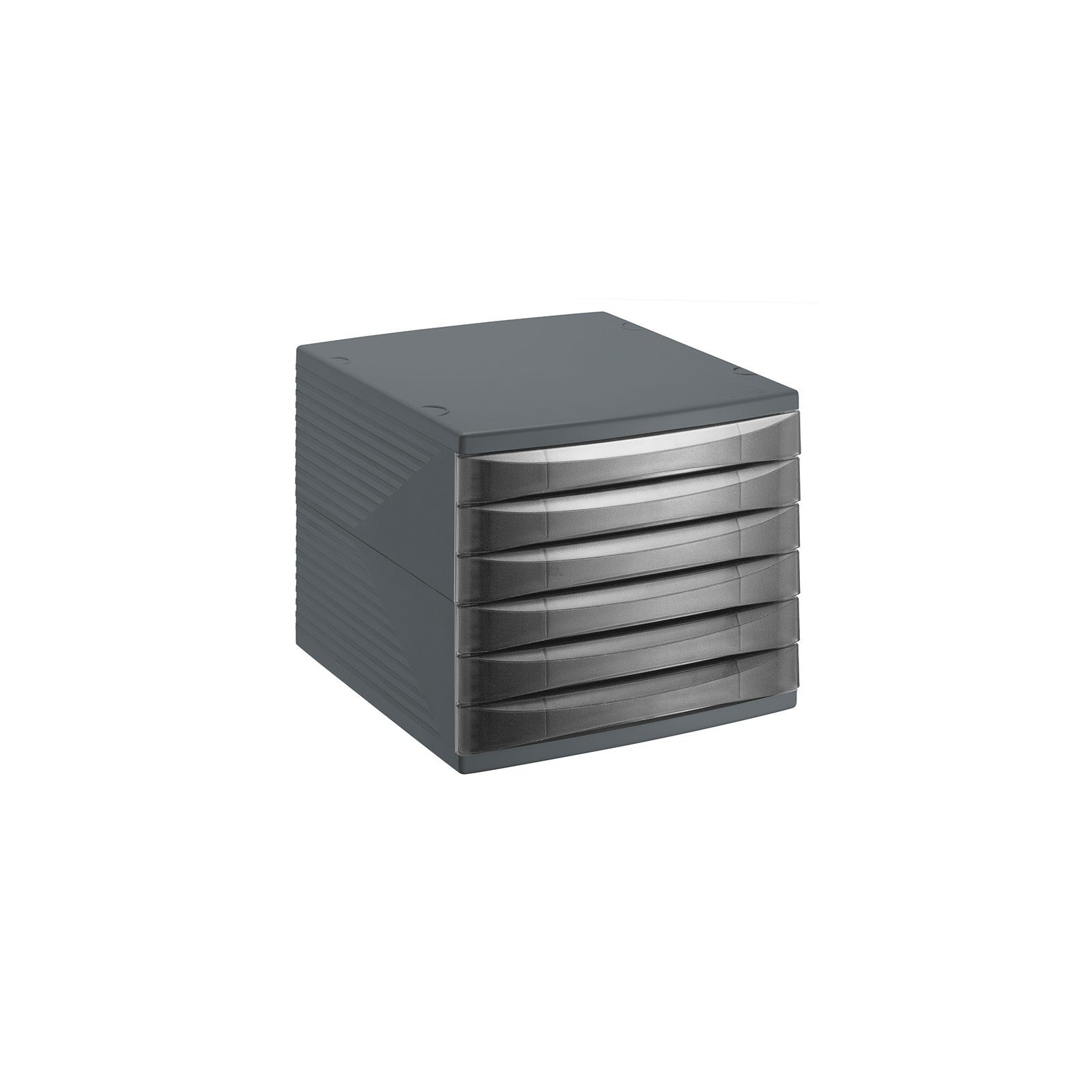 rotho-quadra-b-robox-a4-schubladenbox-6-sch-be-anthrazit image 1