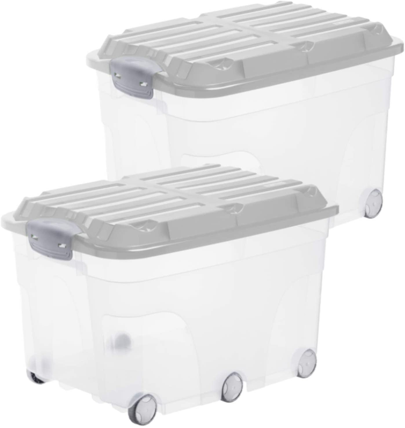 rotho-roller-6-rollbox-57-l-cool-grau-2er-set-mit-rollen image 1