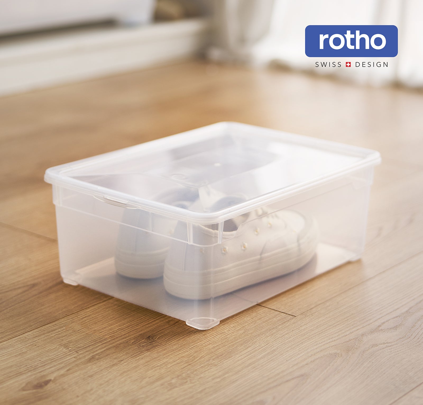 rotho-clear-aufbewahrungsbox-10-l-6er-set-blau-transparent image 3