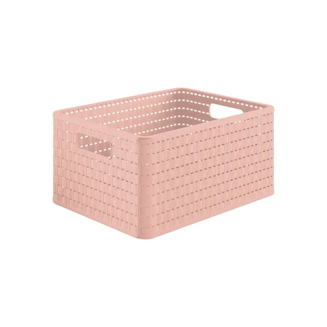 rotho-country-korb-din-a4-18-l-anthrazit-rattan-optik image 1