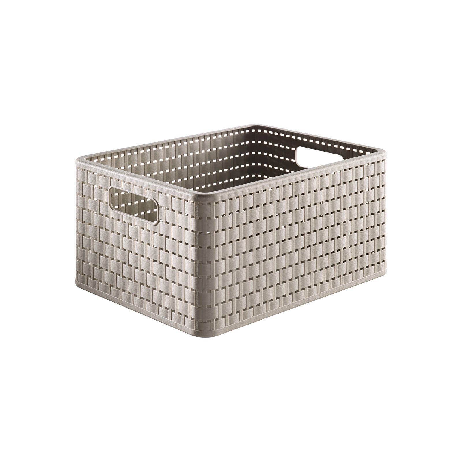rotho-country-korb-din-a4-18-l-anthrazit-rattan-optik image 5