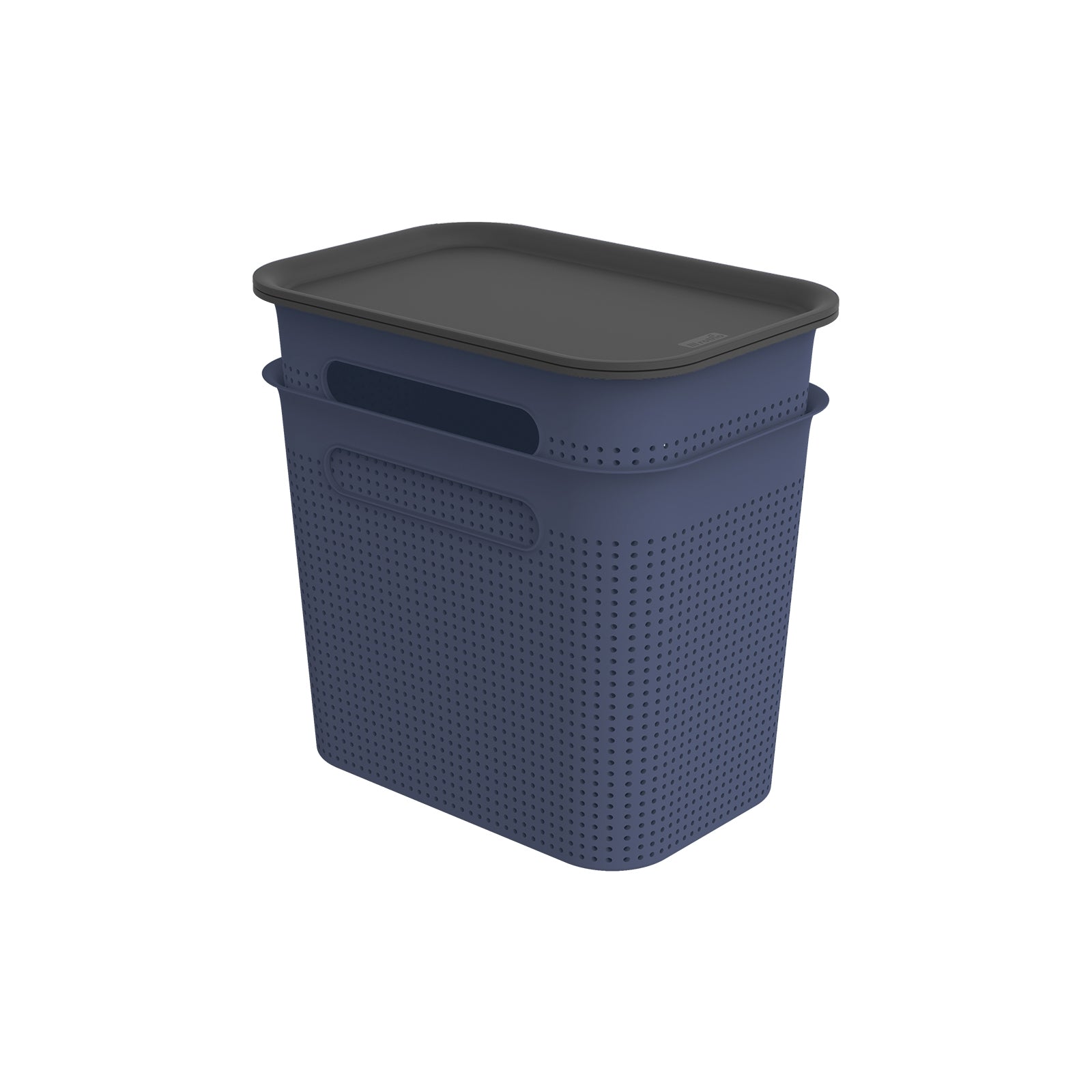 rotho-brisen-box-7l-mit-deckel-wei-2er-set-stapelbar image 3