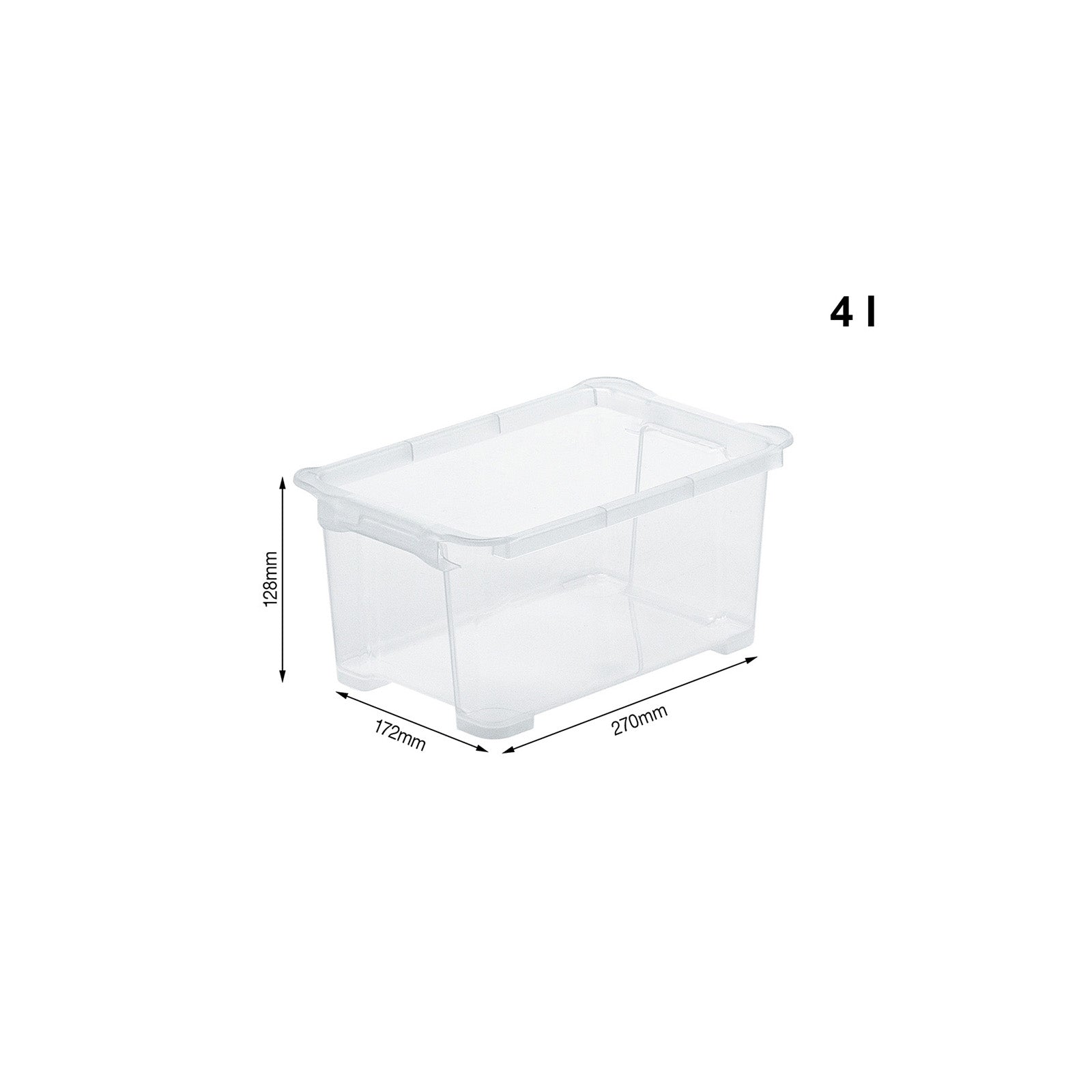 rotho-evo-easy-box-4l-transparent-lebensmittelecht-stapelbar image 3