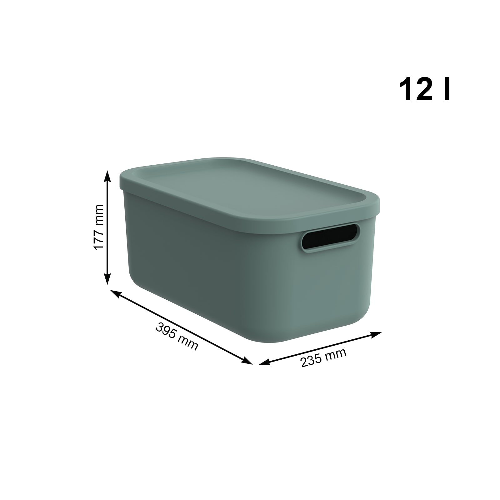 rotho-albula-light-aufbewahrungsbox-12-l-2er-set-anthrazit-deckel image 7