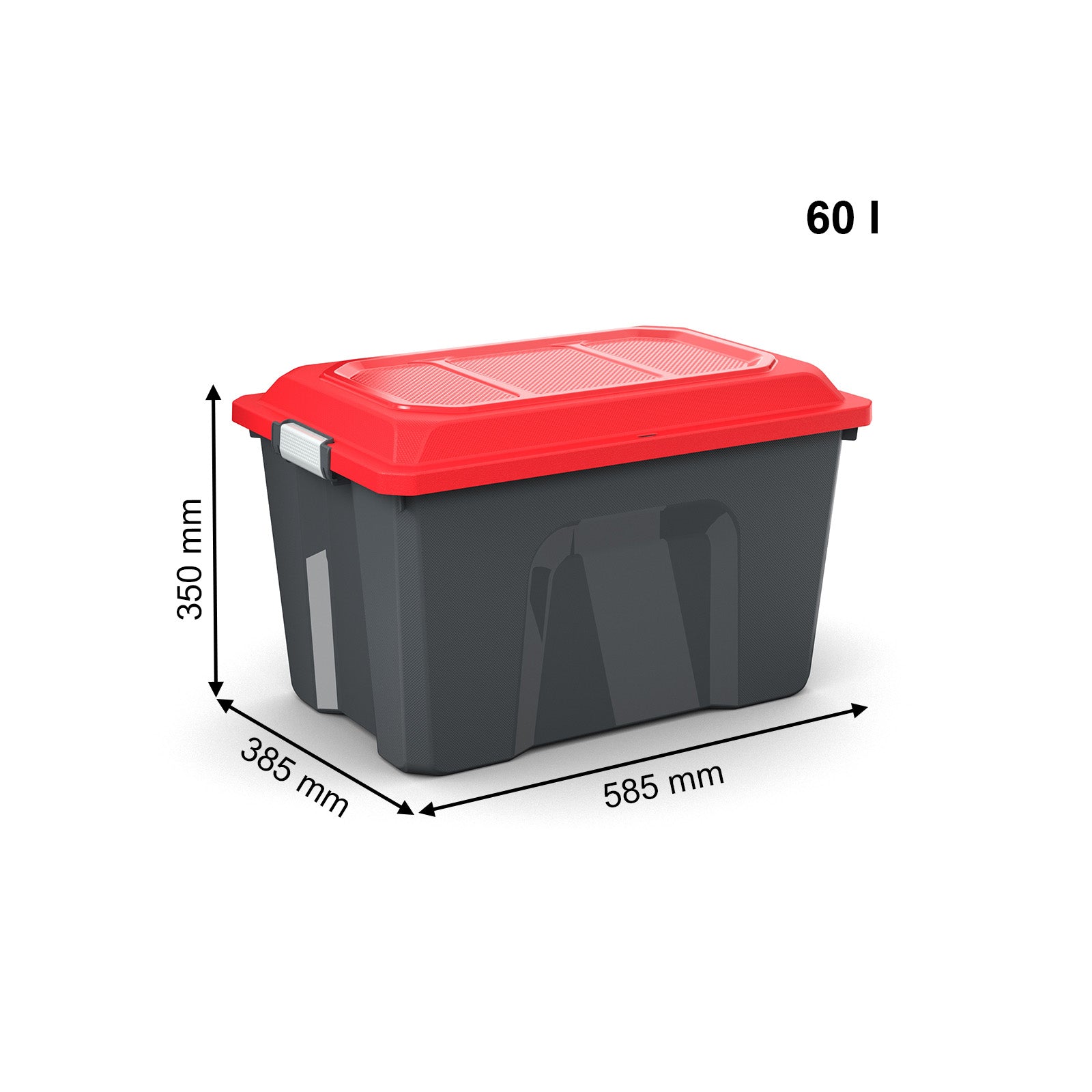 rotho-locker-aufbewahrungsbox-60-l-rot-stapelbar image 4